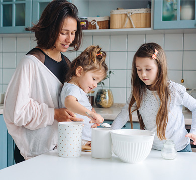 Photo of a Mother with her daughters